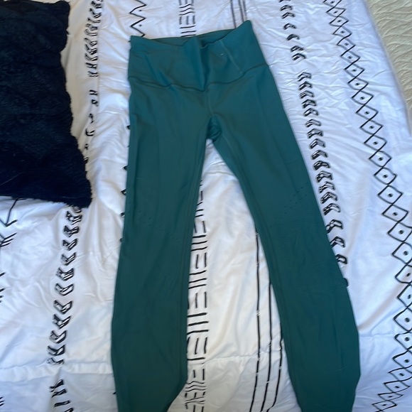 Lululemon Dark Green Leggings - Picture 2 of 4
